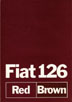 Brochure Fiat 126 Red&Brown