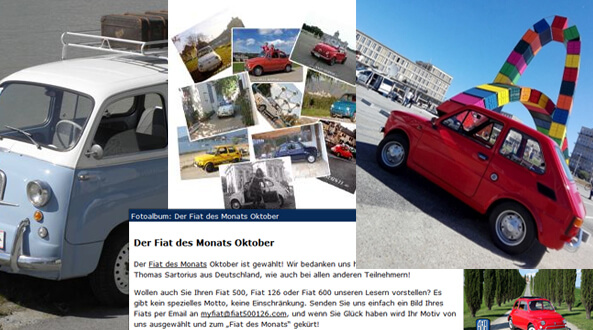 Fiat 500 classic en Fiat 126 Nieuwsbrief